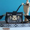 LV Petite Malle Jacquard Since 1854 Black For Women, Women’s Handbags, Shoulder Bags And Crossbody Bags 7.5in/19cm LV