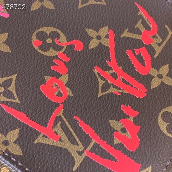 LV x Urs Fischer Petite Sac Plat Bag 18cm Monogram Canvas Spring/Summer 2021 Collection M69442, Brown