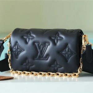 LV Wallet On Strap Bubblegram Monogram In Wallets and Small Leather Goods For Women M81398 7.9in/20cm LV M81398