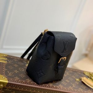 LV Tiny Backpack Monogram Empreinte Black For Women, WoBackpack 5.1in/13cm LV M80596