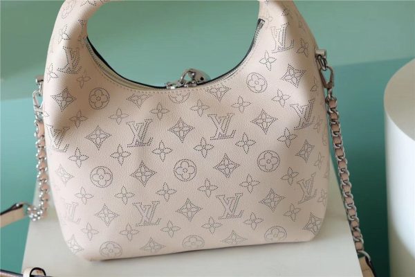 LV Why Knot MM Mahina Light Pink For Women, Shoulder And Crossbody Bags 13.4in/34cm LV