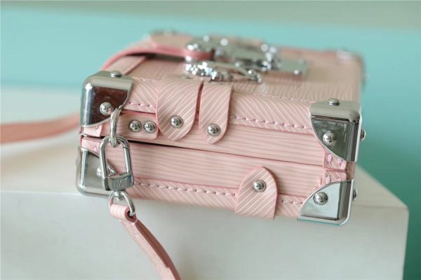 LV Petite Malle Epi Light Pink For Women, Shoulder And Crossbody Bags 7.9in/20cm LV