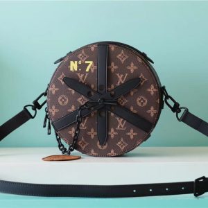 LV Wheel Box Monogram Canvas For Women, Women’s Handbags, Shoulder Bags And Crossbody Bags 9.1in/23cm LV M59706