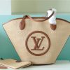 LV Saint Jacques Raffia Caramel Brown For Women, Shoulder And Crossbody Bags 22.4in/57cm LV M59963