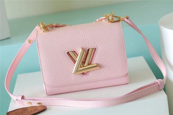 LV Twist PM Grain Pink For Women, Shoulder And Crossbody Bags 7.5in/19cm LV M20699