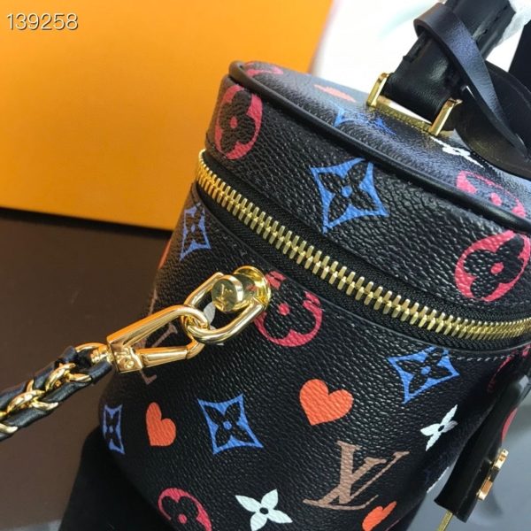 LV Vanity PM Game On Monogram Canvas By Nicolas Ghesquiere Black For Women, Shoulder And Crossbody Bags 7.5in/19cm LV M57482