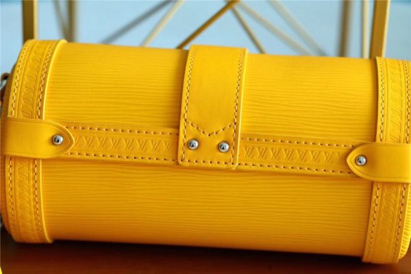 LV Papillon Trunk Epi Yellow For Women, Women’s Bags, Shoulder And Crossbody Bags 7.5in/19cm LV