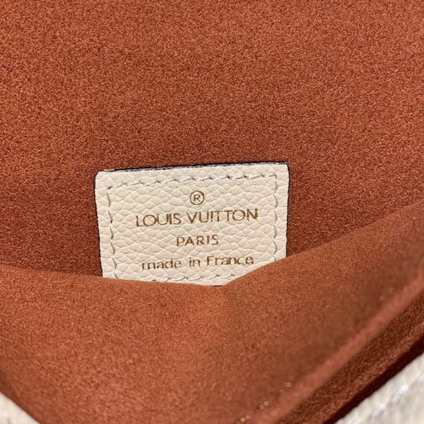 LV Pochette Metis Monogram Empreinte Creme Beige/Caramel For Women, Shoulder And Crossbody Bags 9.8in/25cm LV M53940