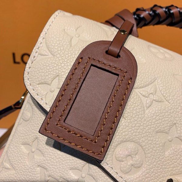 LV Pochette Metis Monogram Empreinte Creme Beige/Caramel For Women, Shoulder And Crossbody Bags 9.8in/25cm LV M53940