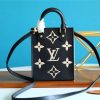 LV Petit Sac Plat By The Pool 17cm Black