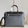 LV Porte Documents Jour Business Bag Damier Graphite For Men, Bags, Shoulder And Crossbody Bags 14.6in/37cm LV N48260