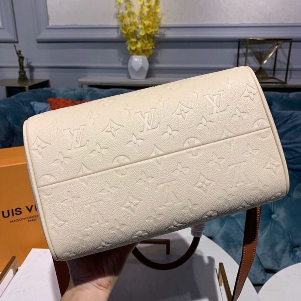 LV Speedy Bandouliere 25 Monogram Empreinte Creme For Women, Shoulder And Crossbody Bags 9.8in/25cm LV M44736