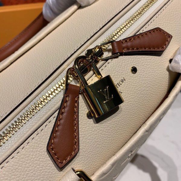 LV Speedy Bandouliere 25 Monogram Empreinte Creme For Women, Shoulder And Crossbody Bags 9.8in/25cm LV M44736