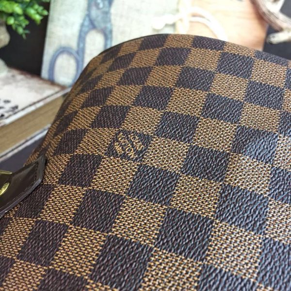 LV Speedy 35 Damier Ebene Canvas For Women, Travel Bags 13.8in/35cm LV N41363