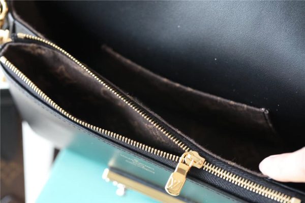 LV Swing Monogram Black For Women, Shoulder And Crossbody Bags 24cm/9.4in LV M20393