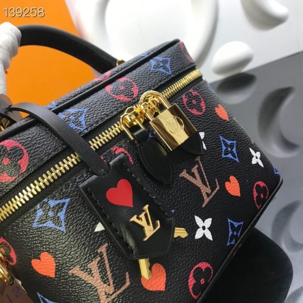 LV Vanity PM Game On Monogram Canvas By Nicolas Ghesquiere Black For Women, Shoulder And Crossbody Bags 7.5in/19cm LV M57482