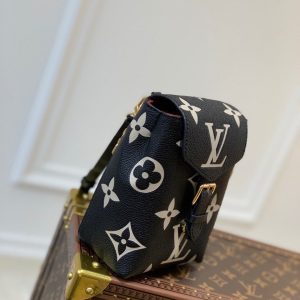 LV Tiny Backpack Bag 20cm By The Pool Monogram Canvas Spring/Summer 2021 Collection M80783, Black