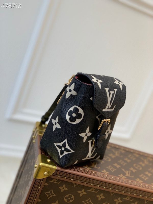 LV Tiny Backpack Bag 20cm By The Pool Monogram Canvas Spring/Summer 2021 Collection M80783, Black