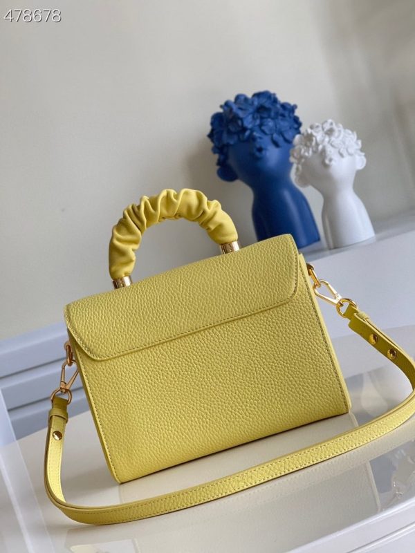 LV Twist MM Ginger Yellow For Women, Women’s Handbags, Shoulder And Crossbody Bags 9.1in/23cm LV