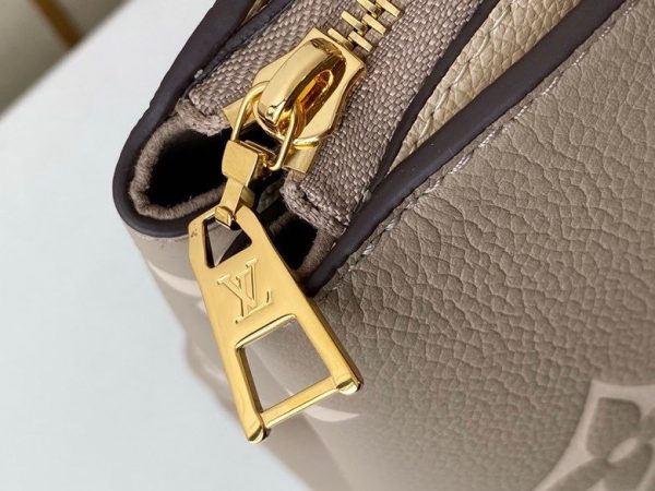 LV Petit Palais Monogram Flowers Tourterelle/Creme For Women, Shoulder And Crossbody Bags 11.4in/29cm LV M58914