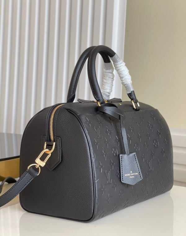 LV The Speedy Bandoulière 30cm Black