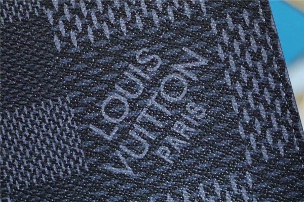 LV Pochette Voyage MM Damier Graphite 3D Canvas Grey For Men, Travel Accessories 27cm LV N60444