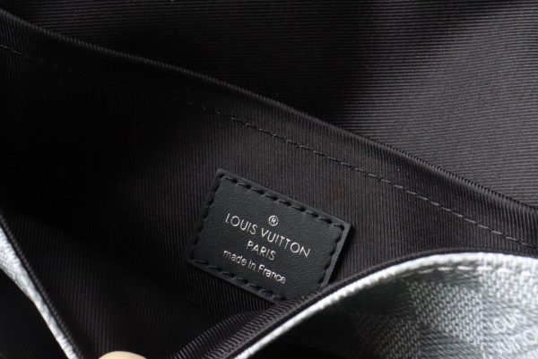 LV Studio Messenger Damier Graphite Gray For Men, Bags, Shoulder And Crossbody Bags 9.3in/25.3cm LV N50013