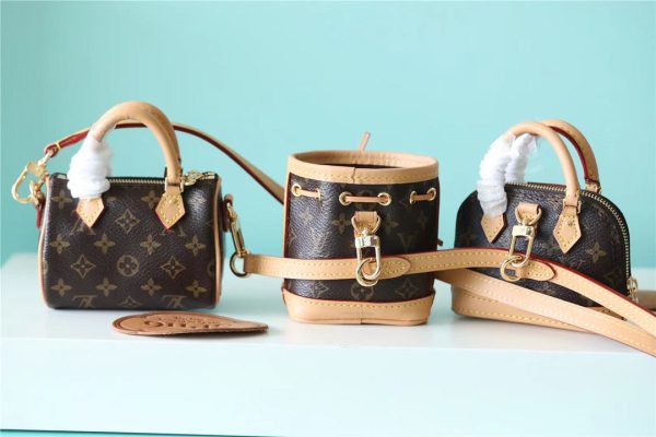 LV Trio Mini Icones Monogram Canvas For Women, Women’s Handbags, Shoulder Bags And Crossbody Bags 43.3in/110cm LV M81081