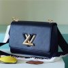 LV Twist MM Epi Black For Women, Shoulder And Crossbody Bags 7.5in/19cm LV M20680