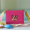 LV Twist MM Epi Pink For Women, Shoulder And Crossbody Bags 7.5in/19cm LV