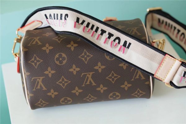 LV Speedy Bandouliere 20 Monogram Canvas Black For Women, Shoulder And Crossbody Bags 20cm/7.9in LV M46234