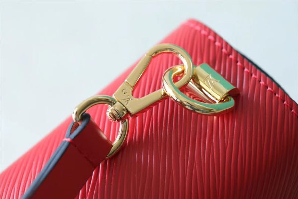 LV Twist MM Bag Epi Red/ Pink For Women, Shoulder and Cross Body Bags 9.1in/23cm LV