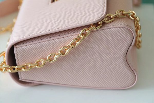 LV Twist MM Epi Light Pink For Women, Shoulder And Crossbody Bags 9.1in/23cm LV