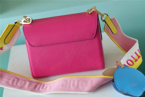 LV Twist MM Epi Pink For Women, Shoulder And Crossbody Bags 7.5in/19cm LV