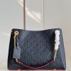 LV Surene MM Monogram Empreinte Black/Red For Women, Shoulder Bags 14.6in/37cm LV M43759