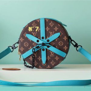 LV Wheel Box Monogram Canvas For Women, Women’s Handbags, Shoulder Bags And Crossbody Bags 9.1in/23cm LV