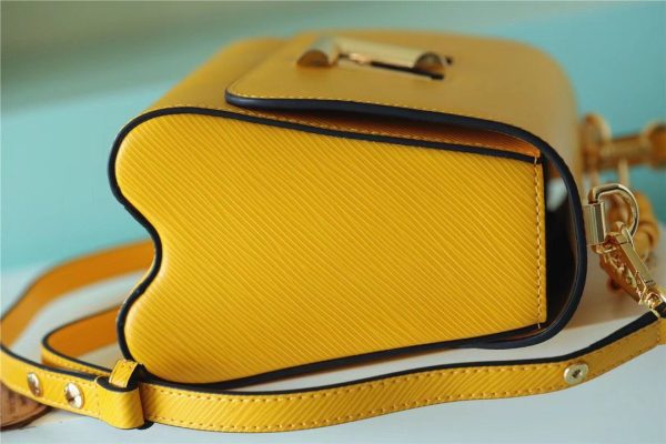 LV Twist MM Epi Sunflower Yellow For Women, Women’s Bags, Shoulder And Crossbody Bags 9.1in/23cm LV M59888