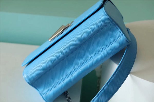 LV Twist MM Epi Blue For Women, Shoulder And Crossbody Bags 9.1in/23cm LV