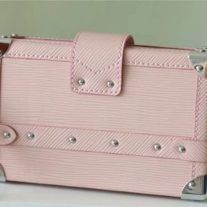 LV Petite Malle Epi Light Pink For Women, Shoulder And Crossbody Bags 7.9in/20cm LV