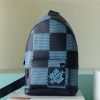 LV Racer Damier Spray Blue For Men, Backpacks 16in/41cm LV