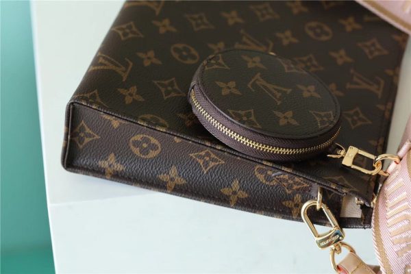 LV Pochette Double Monogram Canvas For Women, Women’s Bags, Shoulder And Crossbody Bags 10.2in/26cm LV