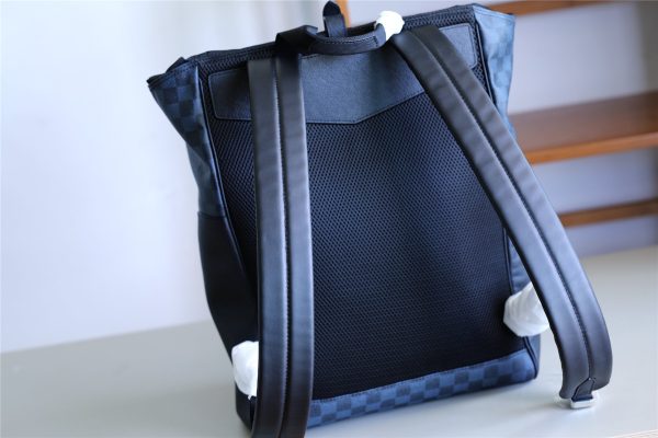 LV Matchpoint Backpack Damier Cobalt Taiga For Men, Bags 51cm LV N40009