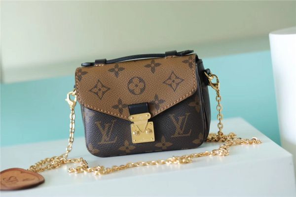 LV Micro Metis Monogram Canvas For Women, Women’s Handbags, Shoulder And Crossbody Bags 5.5in/14cm LV