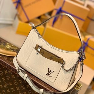 LV Marelle Epi White For Women, Women’s Handbags, Shoulder And Crossbody Bags 9.8in/25cm LV M80688