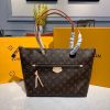 LV Lena MM Monogram Canvas For Women, Women’s Handbags, Shoulder Bags 16.5in/42cm LV M42267