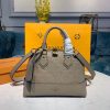 LV Neo Alma BB Monogram Empreinte Galet Grey For Women, Shoulder And Crossbody Bags 9.8in/25cm LV