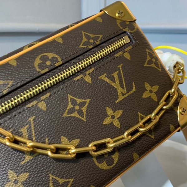 LV Mini Soft Trunk Monogram Canvas For Women, WoBags, Shoulder And Crossbody Bags 7.2in/18.5cm LV M68906