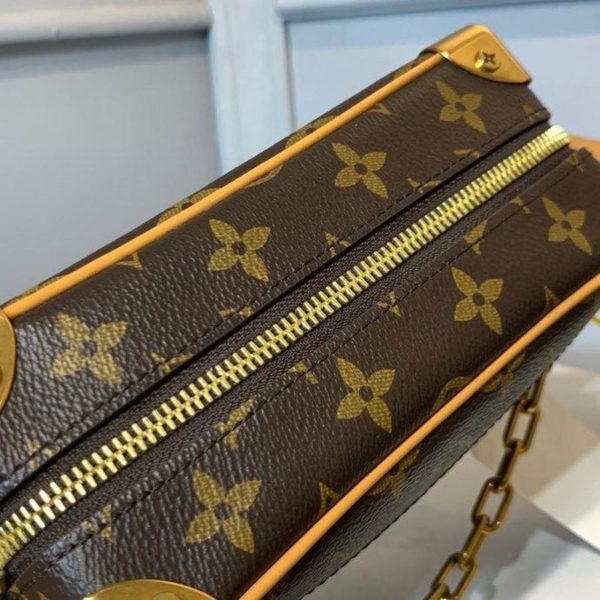 LV Mini Soft Trunk Monogram Canvas For Women, WoBags, Shoulder And Crossbody Bags 7.2in/18.5cm LV M68906