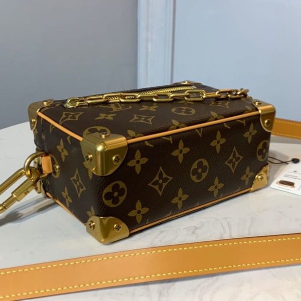 LV Mini Soft Trunk Monogram Canvas For Women, WoBags, Shoulder And Crossbody Bags 7.2in/18.5cm LV M68906