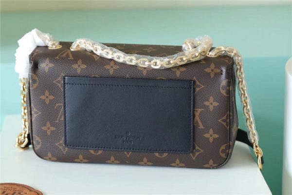 LV Marceau Monogram Canvas Black For Women, Shoulder and Crossbody Bags 9.6in/24.5cm LV M46126